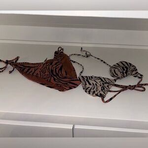 Animal Print Bikini | Size L Bottom & Size S Top